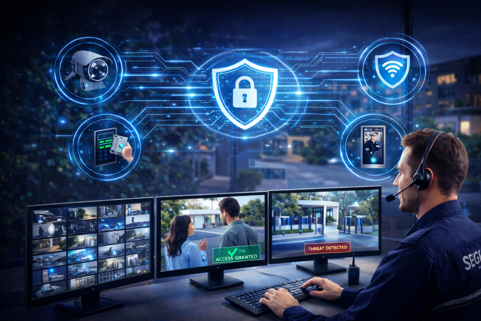 Sistemas integrados de seguranca